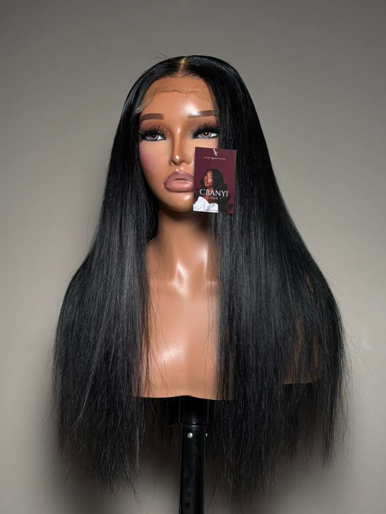 22in straight  |  Rina | Jet black